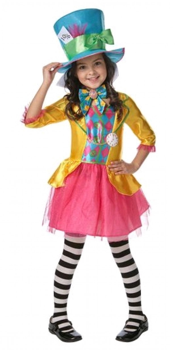Adult Men's Mad Hatter Costume Alice in Wonderland Book Week Day Fun Fancy Dress