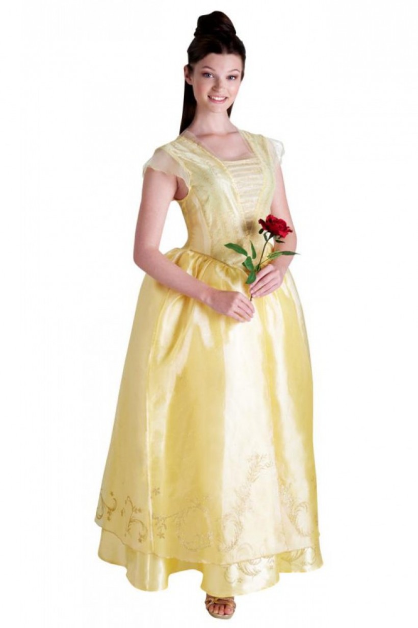 Deluxe Belle Princess Costume Disney Live Action Beauty And The Beast Dress 