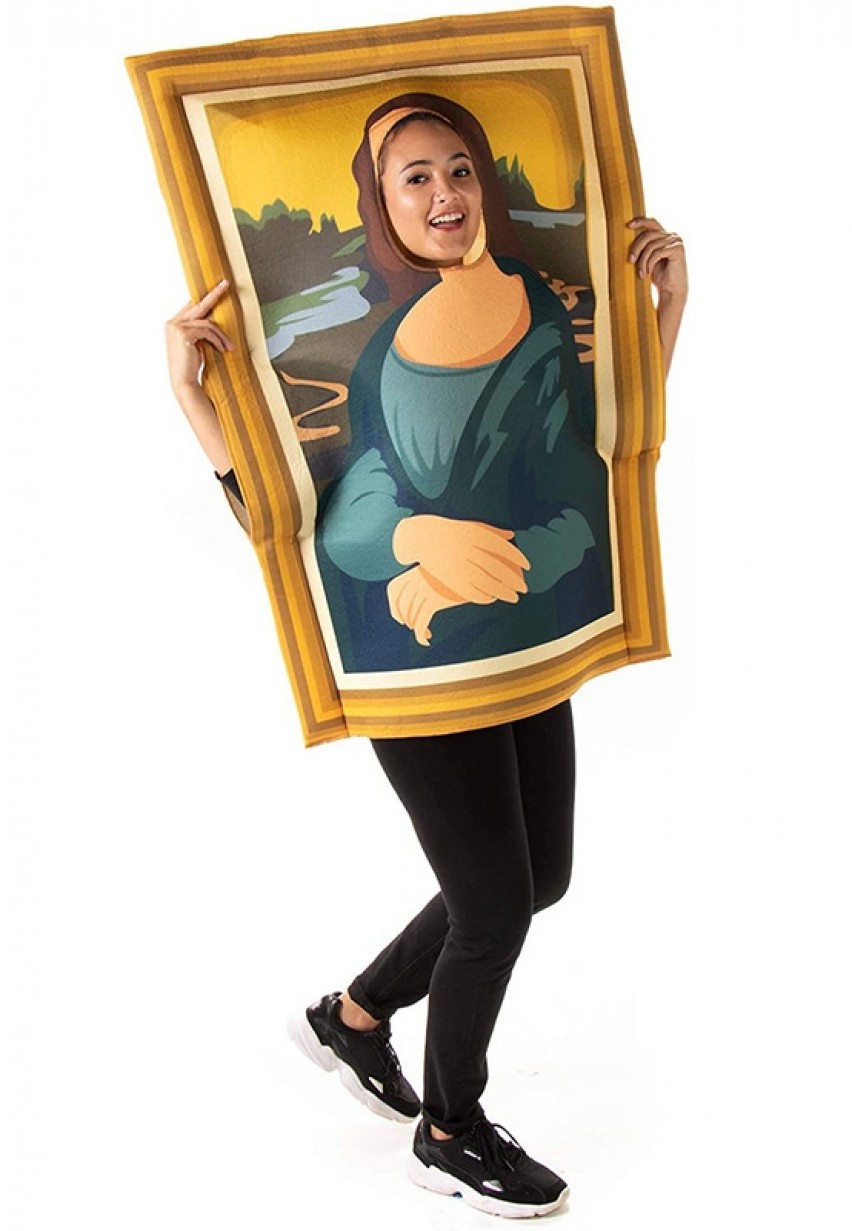 Mona Lisa Cosplay Funny Costume - Funny Costume - Themes
