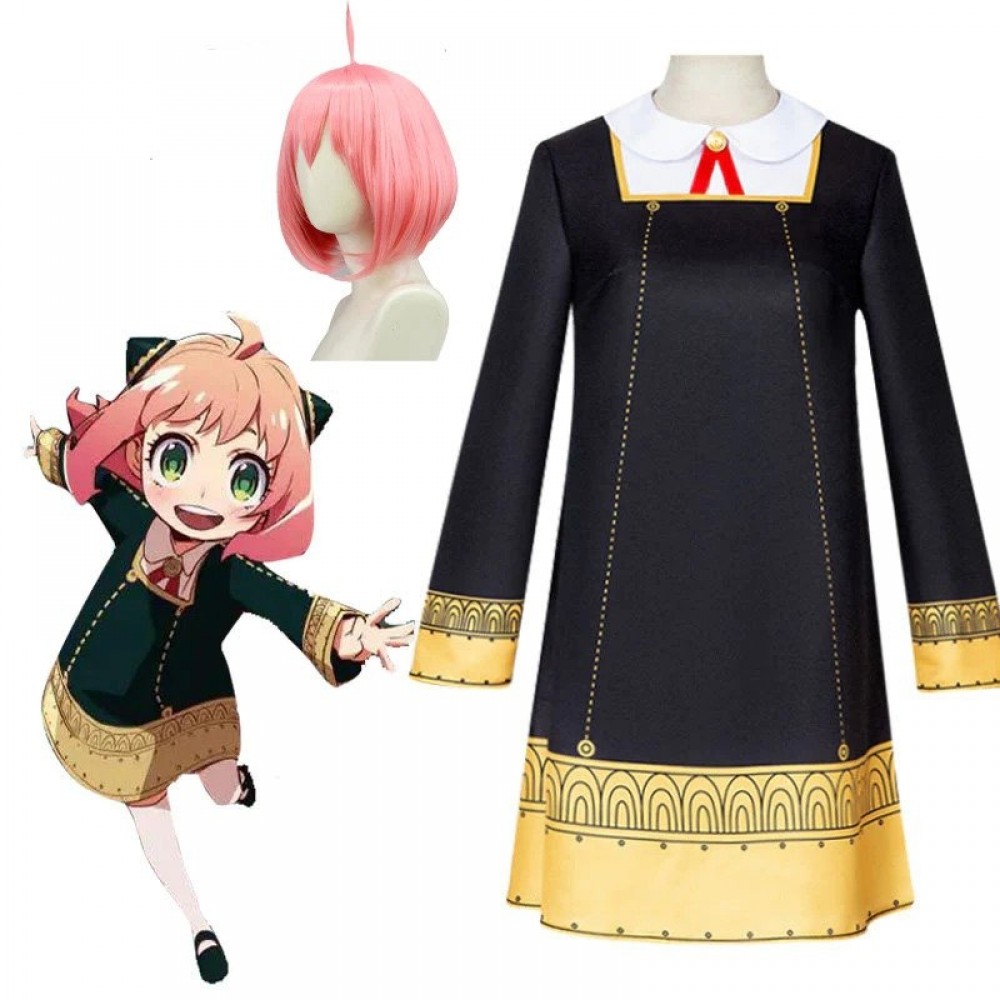Anime SPY FAMILY Cosplay Costumes Anya Forger Uniform Dress for Men&Women |  eBay