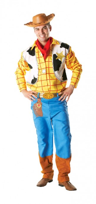 Wild West Costumes - Toy Story Woody Costume Disney Adult Mens Fancy Dress Cowboy Halloween With Wild Western Hat