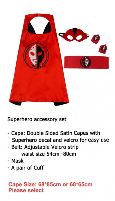 Ultraman Cape & Mask Costume set Superhero