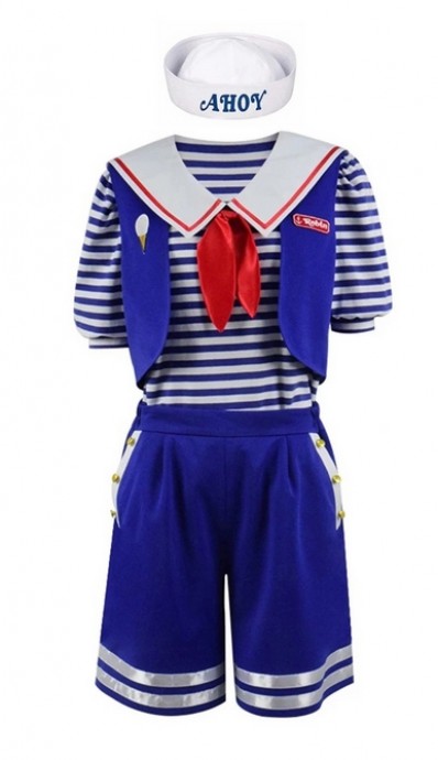 girl Robin Scoops Ahoy Costume Stranger Things tt3097kids
