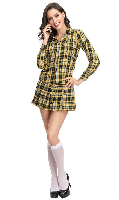 Adult England School Girl Costume tt3139