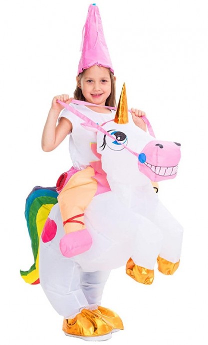 Kids Unicorn carry me inflatable costume tt2018-2