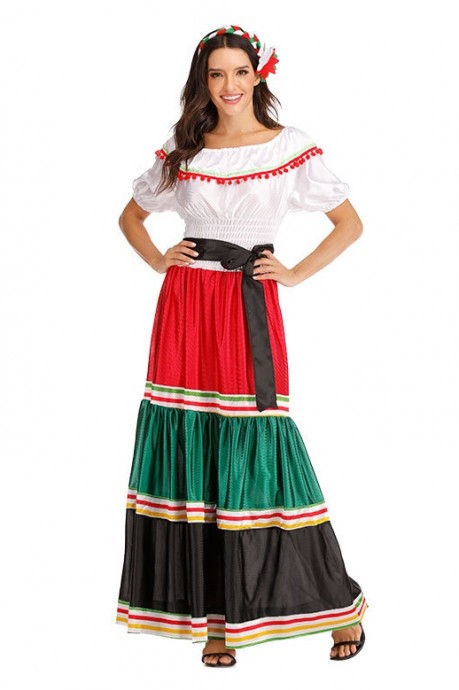 Woman Mexico Spanish Costume lp1061
