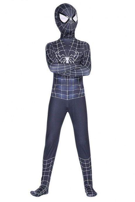 Kids Black spider-man costume tt3217