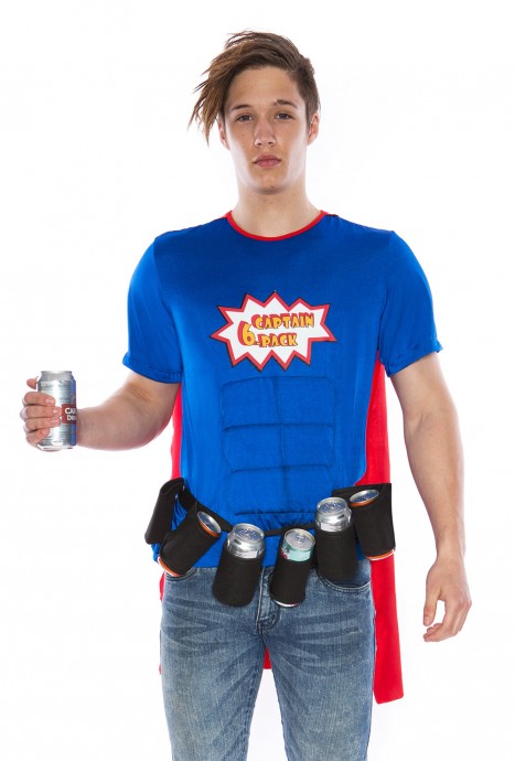 Adult Super Six-Pack Hero Oktoberfest Costume lh211