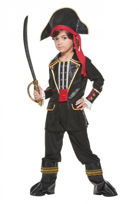 Kids Pirate Buccaneer Caribbean Book Week Costume lp1113