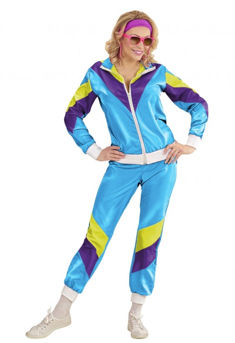 Womens Shellsuits 80s tracksuit front