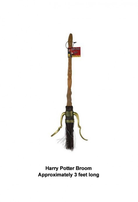 Harry Potter Quidditch Flying Firebolt Broom Halloween Costume Party Fancy Dress Accessories