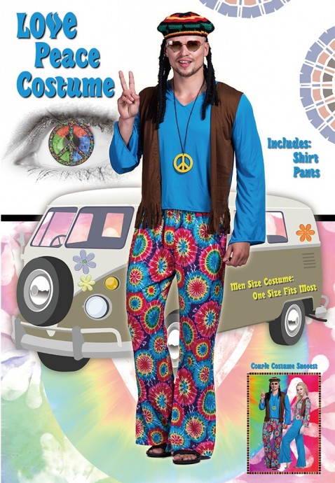 70s Hippy Costume Mens
