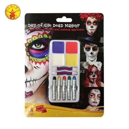 Day of the Dead Make Up Halloween Kit 