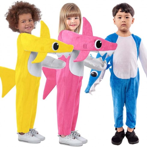 Kids Baby Shark Costume Halloween Fancy Dress