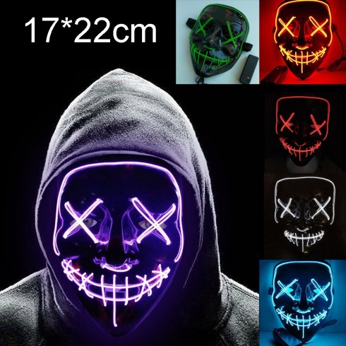 EL Wire Scary Light Up Mask tt1125
