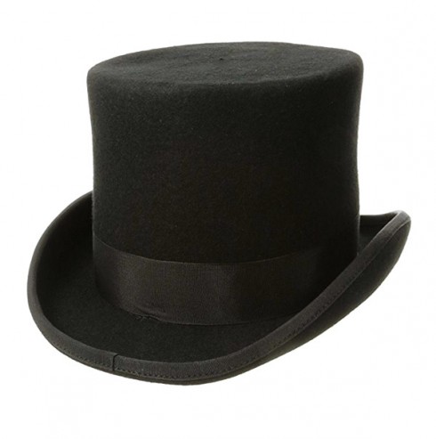 Top Hat Mat Hatter Party Costume Magician Wedding Fedora Lincoln Victorian Gentleman Ring Master