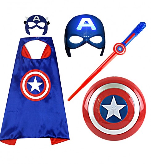 Captain America Kids Costume Toy Set tt3103