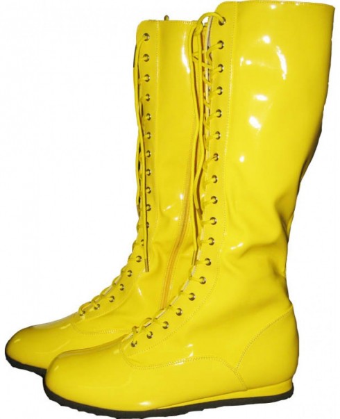 Yellow Go Go Boots 