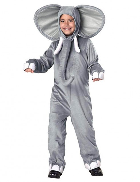 Kids Elephant Animal Halloween Cosplay Costume