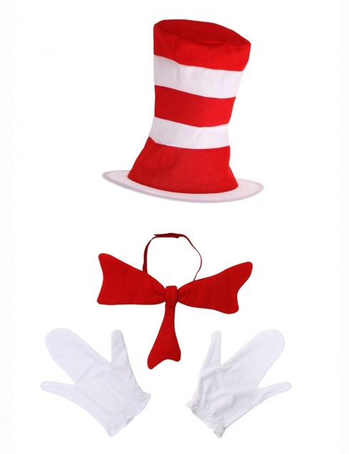 Dr Seuss Stripe Cat in the Hat Costume Kit pp1016 