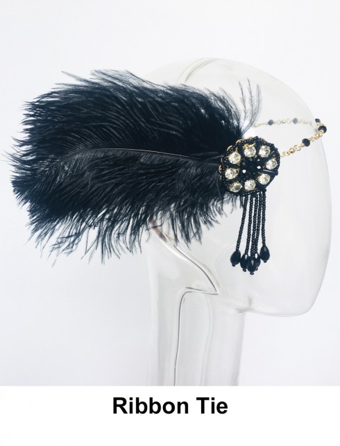 Ladies 1920s Vintage Bridal Headband lx0257
