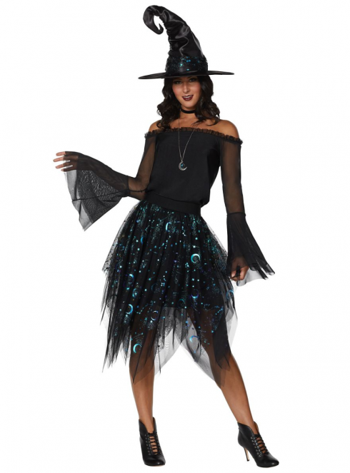 Ladies Elegant Coven Witch Costume de36690