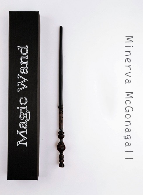 Minerva Harry Potter Magical Wand In Box Replica Wizard Cosplay