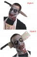Zombie Kitchen Knife Cleaver Through Head Accessory cl3726cl3727