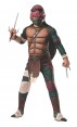 Movie/TV/Cartoon Costumes - TV Show TMNT Teenage Mutant Ninja Turtles Costume Licensed Rubie's Raphael Red