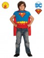 BOYS SUPERMAN MUSCLE CHEST COSTUME TOP cl885101