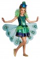Peacock Girls Costume Child Animal Bird Halloween Book Week Party Outfit Showgirl Kids