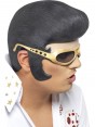 ELVIS Headpiece Rock n Roll The King 1950s Mens Costume Accessories Wig Glasses  Las Vagas Fancy Dress