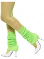 Licensed Womens Pair of Party Legwarmers Knitted Neon Dance 80s Costume Leg Warmers