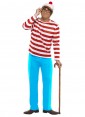 Cartoon Costume -  Mens Wheres Wally Waldo Adult Licensed Cartoon Costume Book Week Outfit