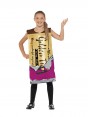 Childs  Roald Dahl Winning Wonka Bar Costume Kids Charlie Chocolate Factory Fancy Dress Book Week