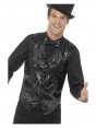 Adult Black Sequin Waistcoat Costume cs46961