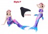 Kids Mermaid Swimmable Swimsuit Costume Monofin tt2029