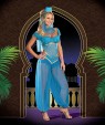 Arabian Genie Aladdin Fancy Dress Up Costume Outfit