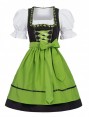 Green Ladies German Beer Maid costume ln1001g