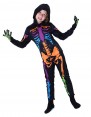 Kids Halloween Skeleton Scary Fancy Dress Costume