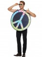 Unisex Peace Sign Hippie Costume lp1162