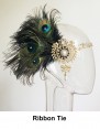 Bridal 1920s Feather Feather Headpiece lx0267