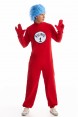 Adult Dr Seuss Thing 1 Thing 2 Jumpsuit  pp1006