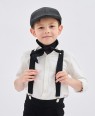 3pcs set kit Victorian boy colonial boy costume cap hat braces neckerchief