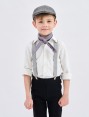  3pcs set Victorian boy colonial boy costume cap hat braces neckerchief kit