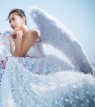 100cm X 80cm Feather Wing Wings White Angel Fairy Adults Dress Costume Halloween