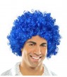 Blue Funky Afro Wig