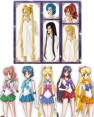 Girl Sailor Moon Cosplay Costume Wig tt1143