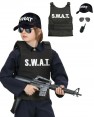 SWAT Vest Hat Police Child Costume tt1151