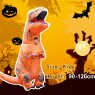 Orange Kids T-Rex Blow up Dinosaur Inflatable Costume